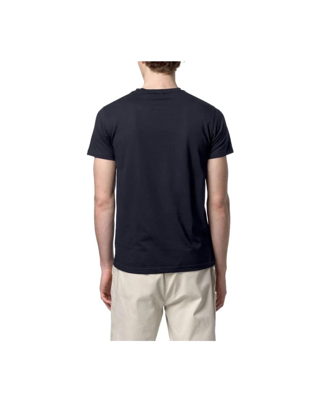 K-Way Black T-Shirts for men