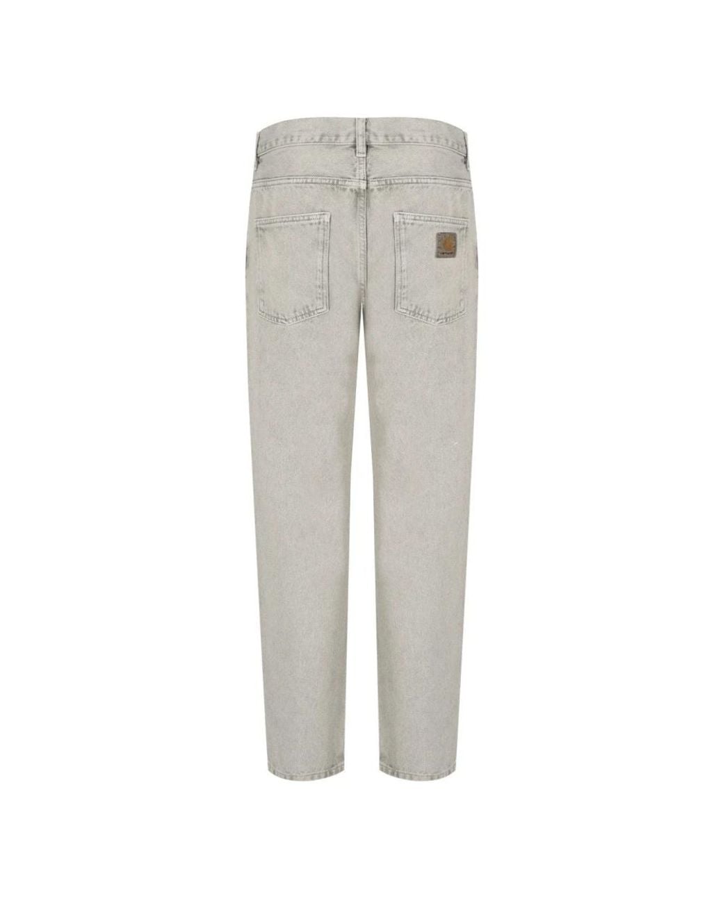 Carhartt Gray Slim Fit Jeans for men