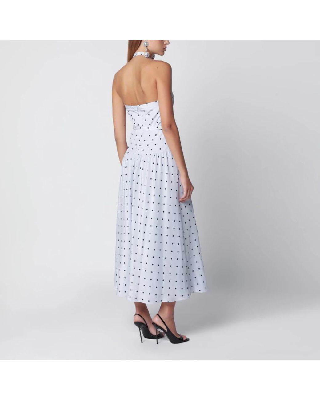 Alessandra Rich Blue Midi Dresses