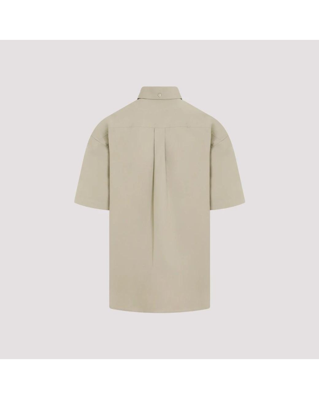 Burberry Natural Short Sleeve Shirts for men
