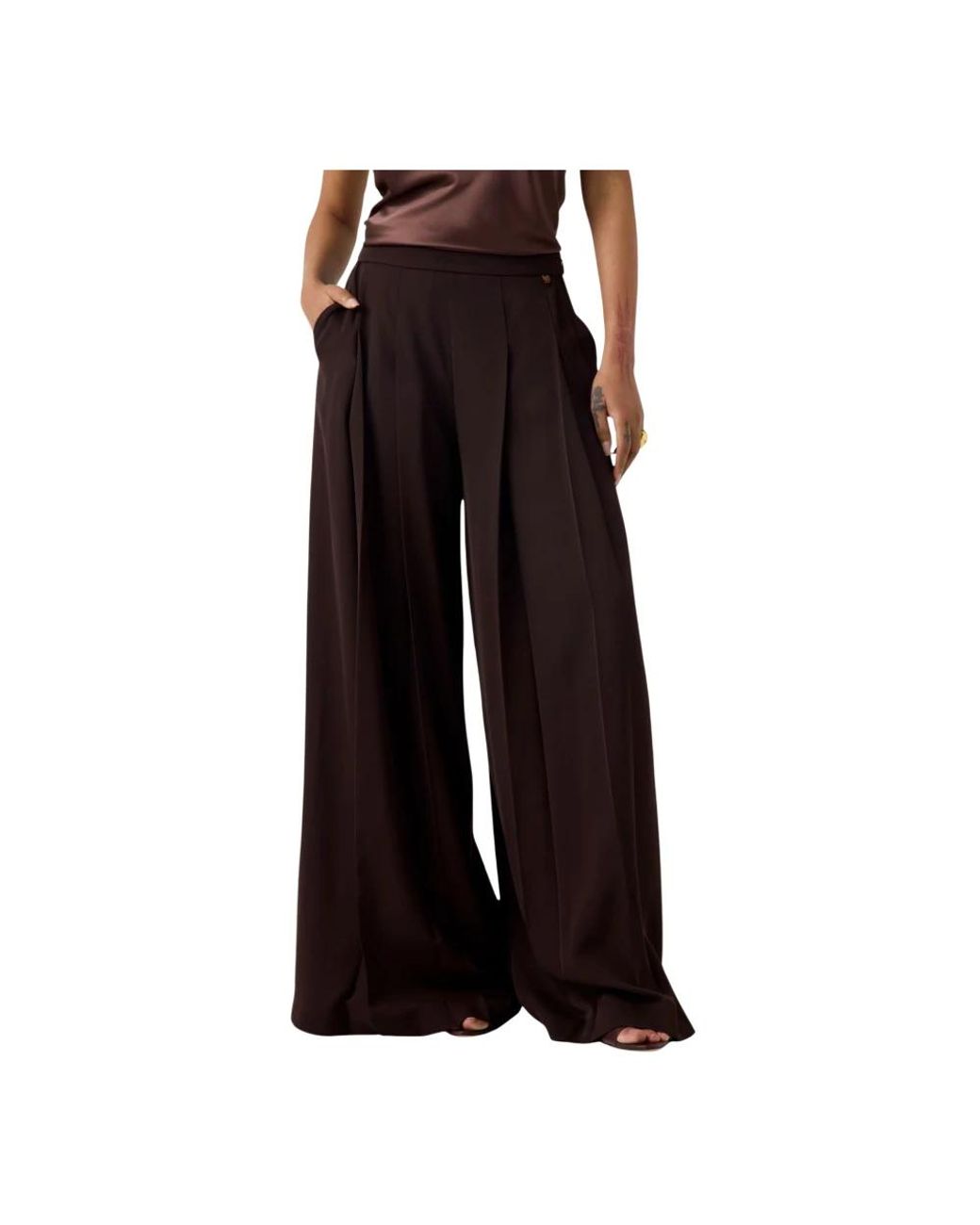 Marciano Black Wide Trousers