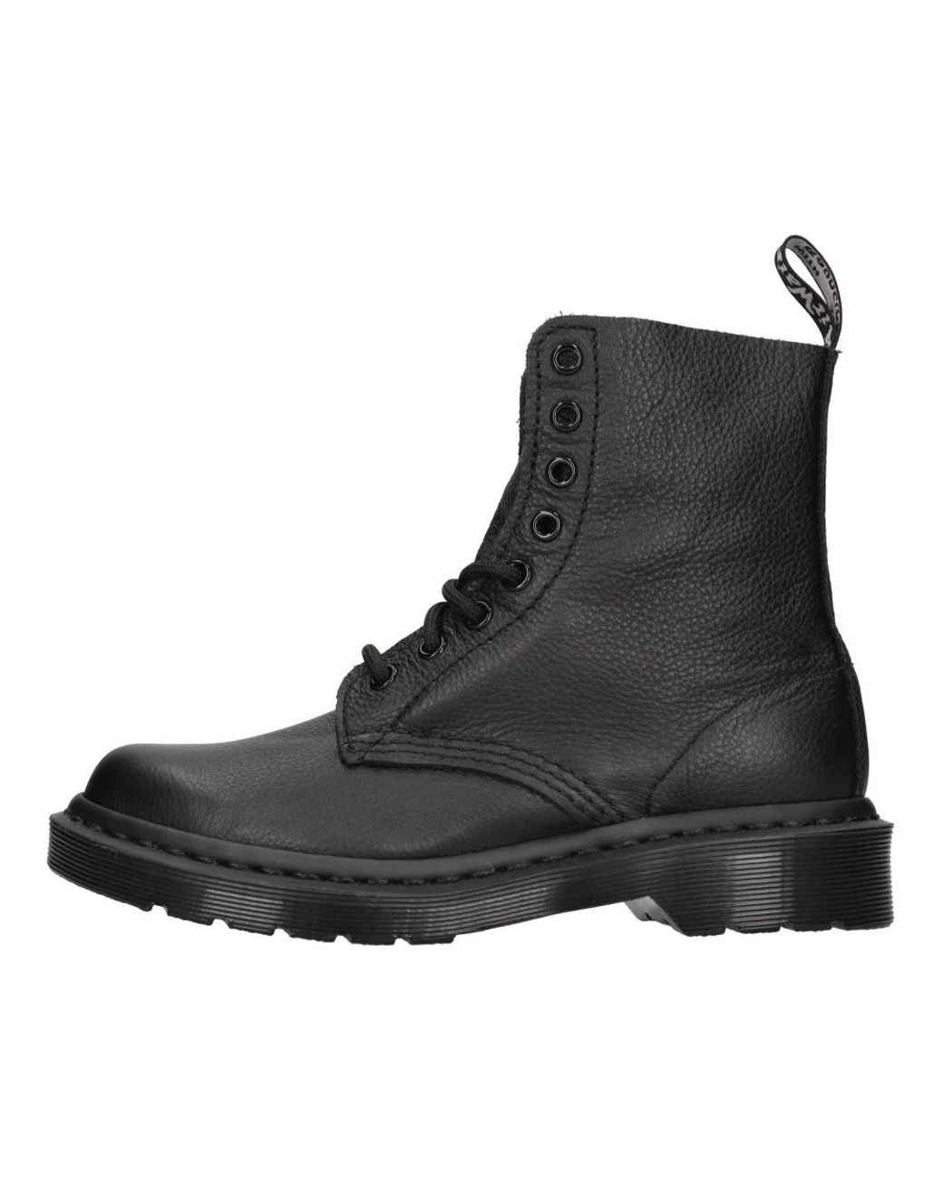 Dr. Martens Schoenen ,Zwart ,Leer 1460 Pascal Mono Enkelboots in het Black