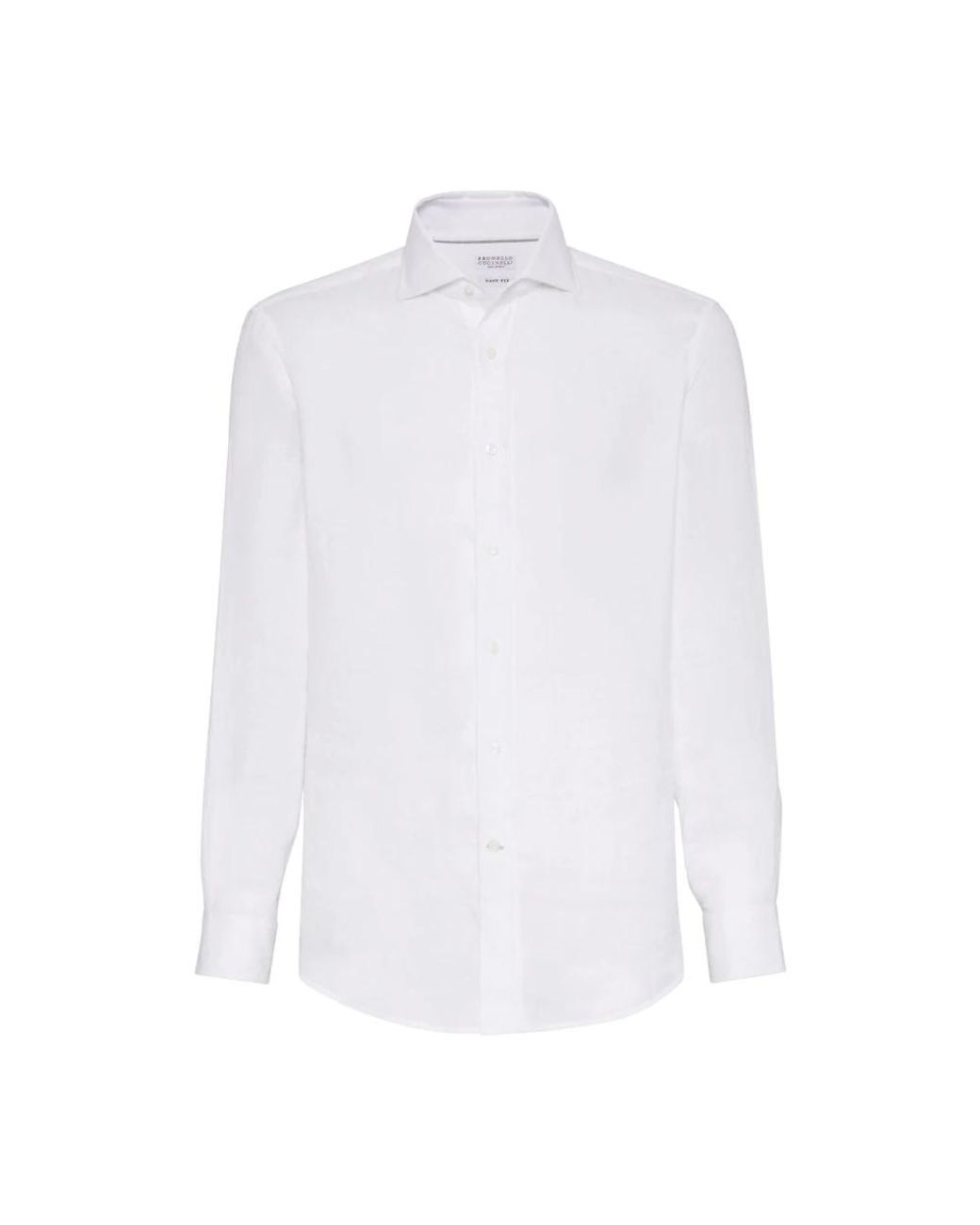 Brunello Cucinelli White Formal Shirts for men