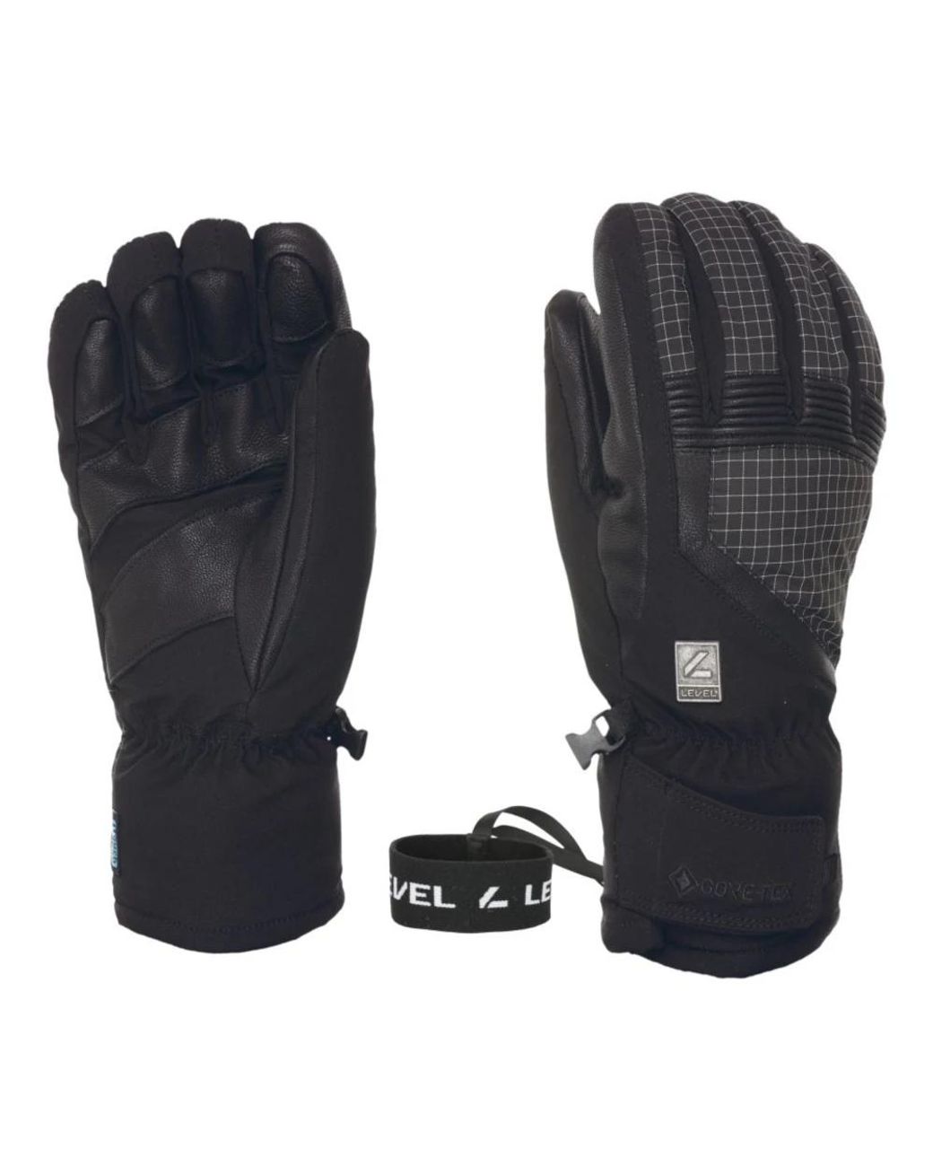 Outdoor Gloves & Hats di Level in Black da Uomo