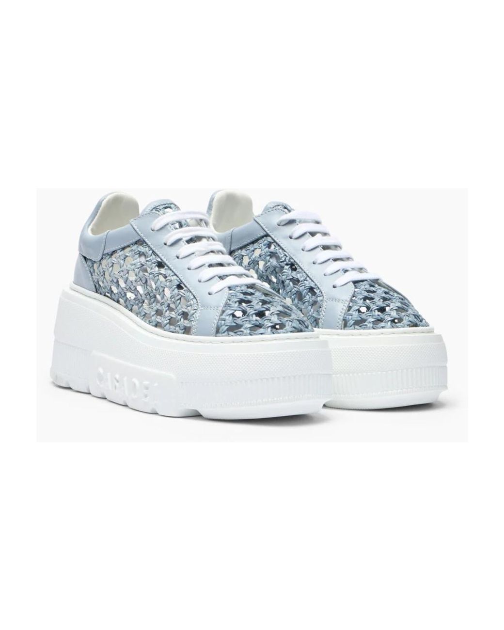 Casadei Schoenen ,Blauw ,Leer Nexus Versilia Sneaker in het Blue