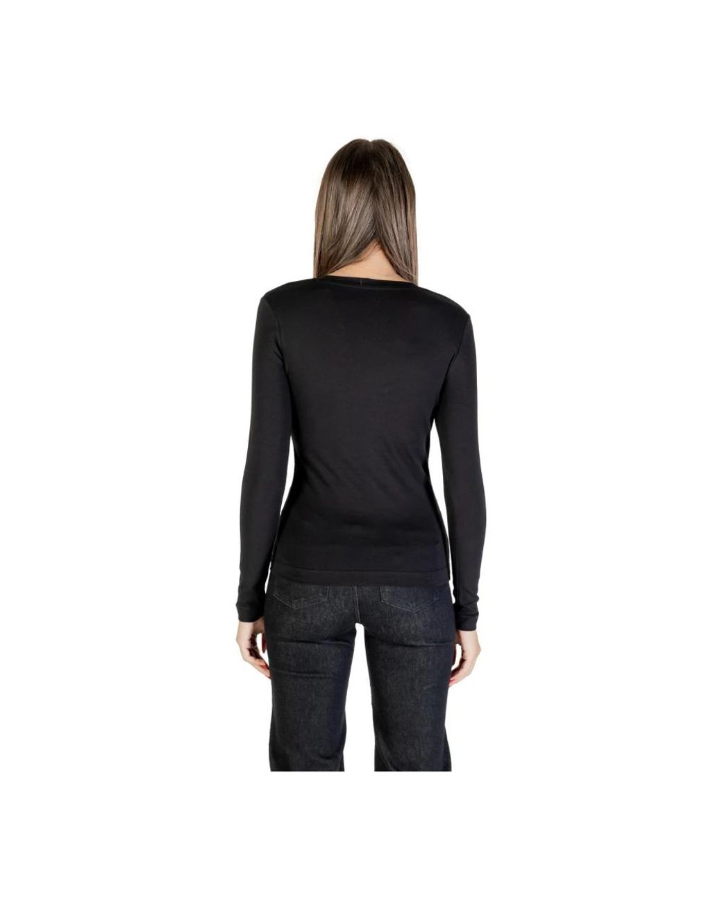 Guess Black Long Sleeve Tops
