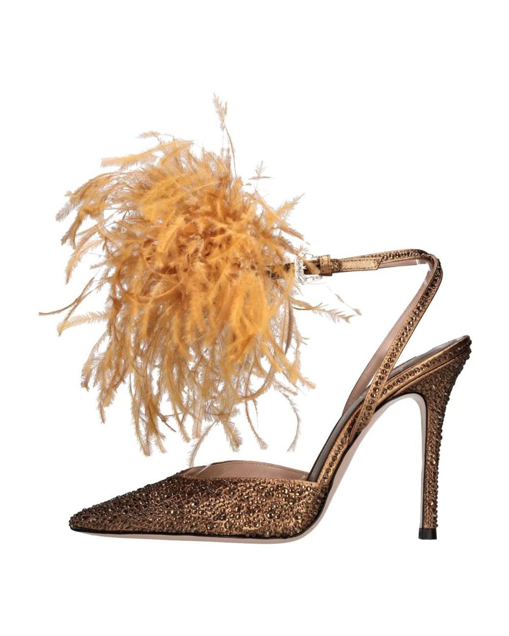Gedebe Deva Slingback Pumps in het Natural