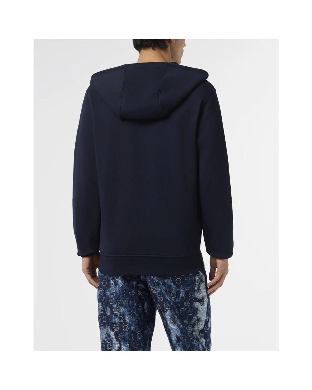 Philipp Plein Blue Zip-Throughs for men