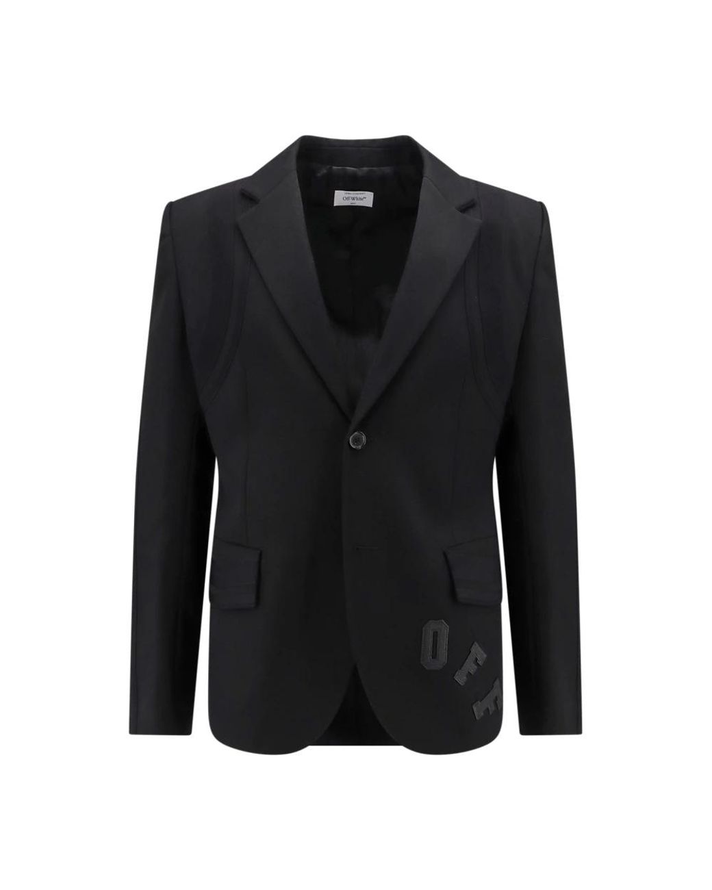 Off-White c/o Virgil Abloh Black Blazers for men