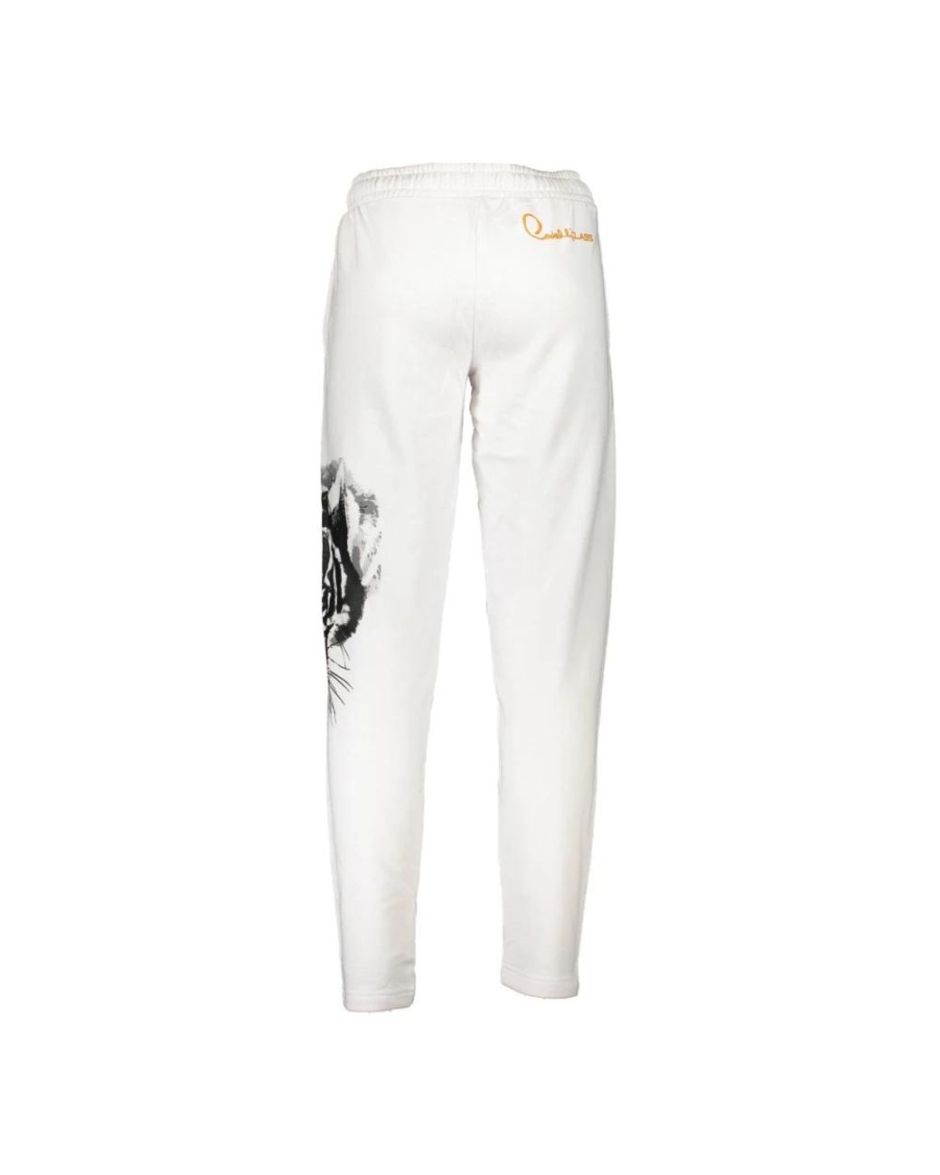 Roberto Cavalli White Sweatpants for men