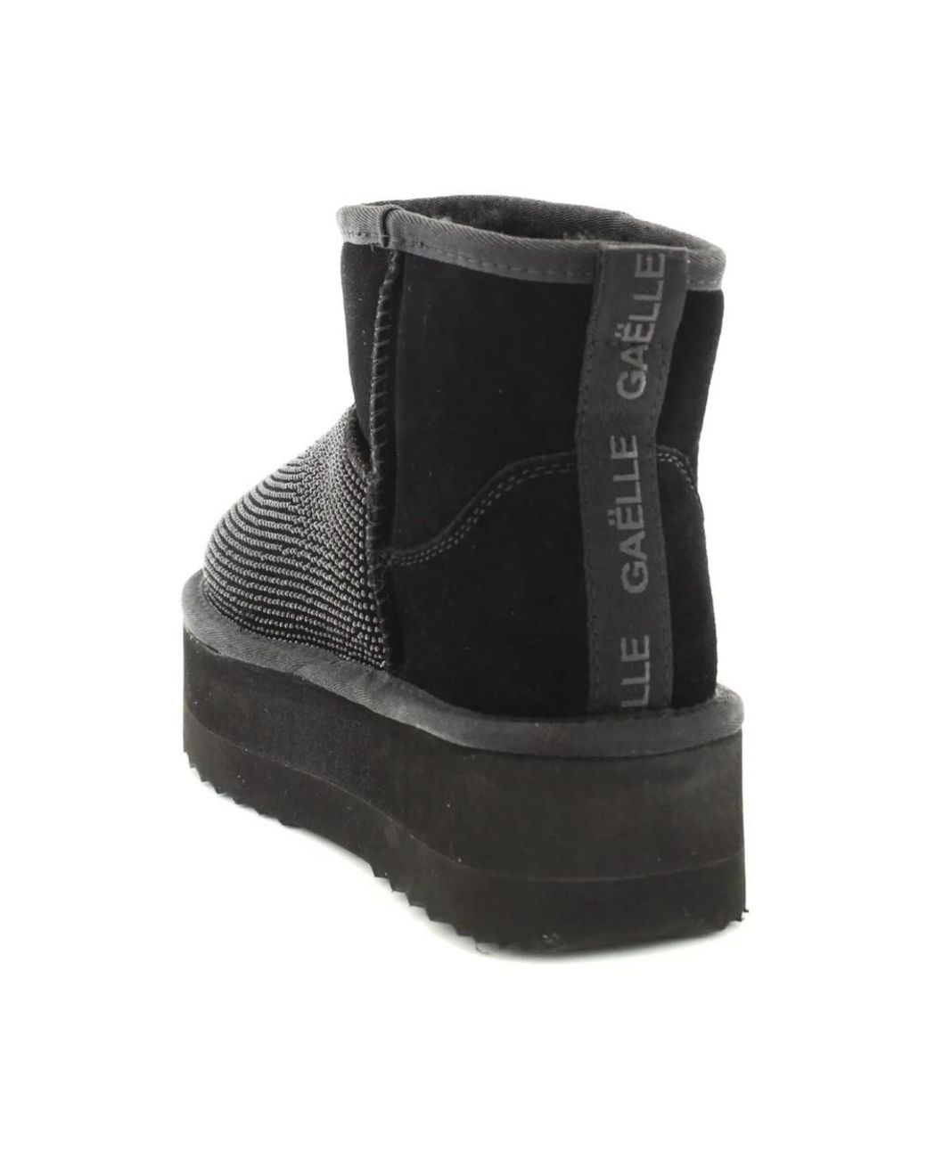 Gaelle Paris Black Winter Boots
