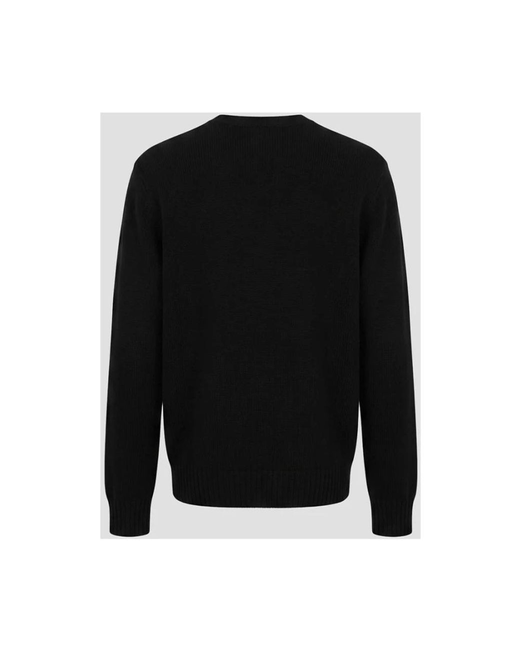 Valentino Black Round-Neck Knitwear for men