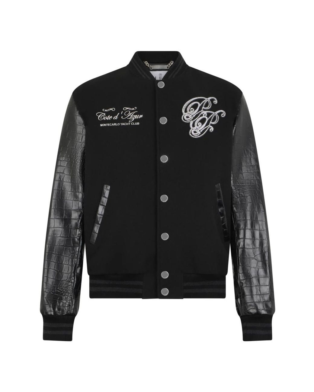 Bomber Jackets Philipp Plein de hombre de color Black