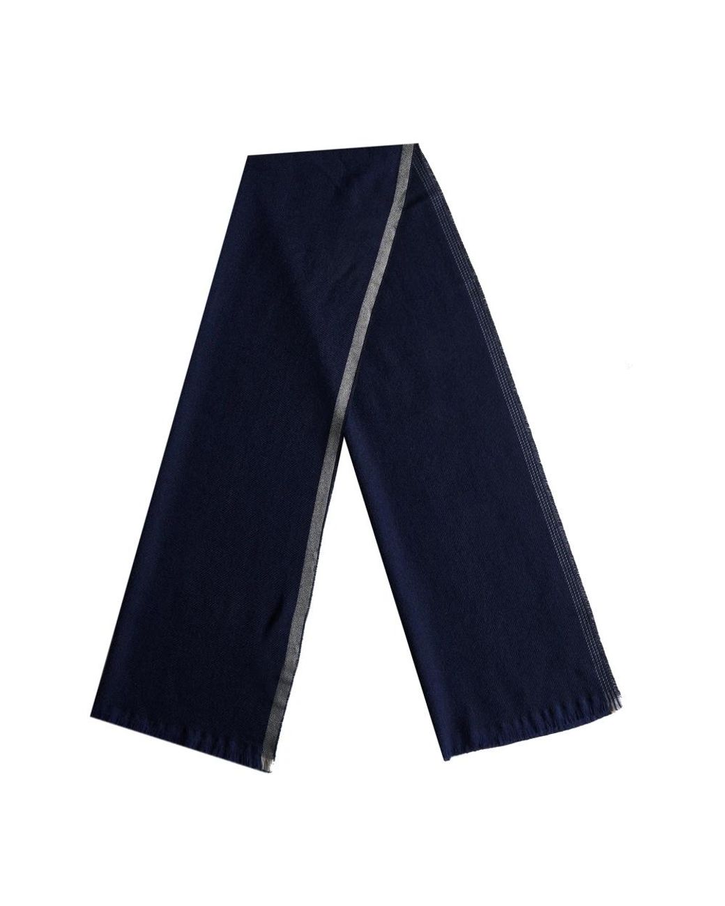 Brunello Cucinelli Blue Scarves for men