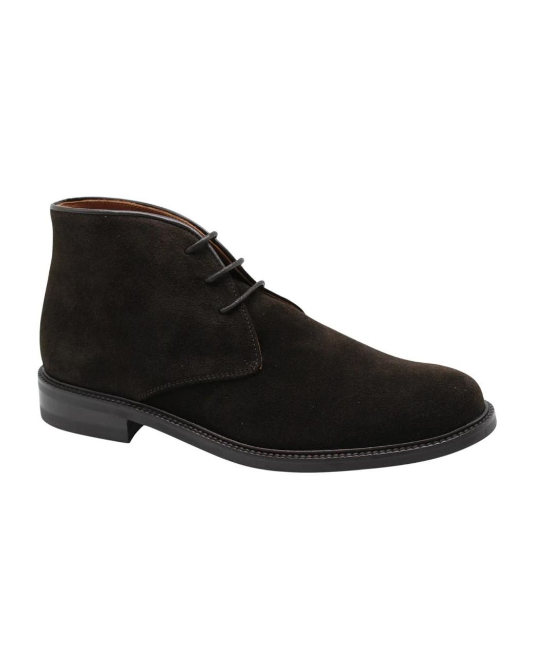CTWLK Black Lace-Up Boots for men