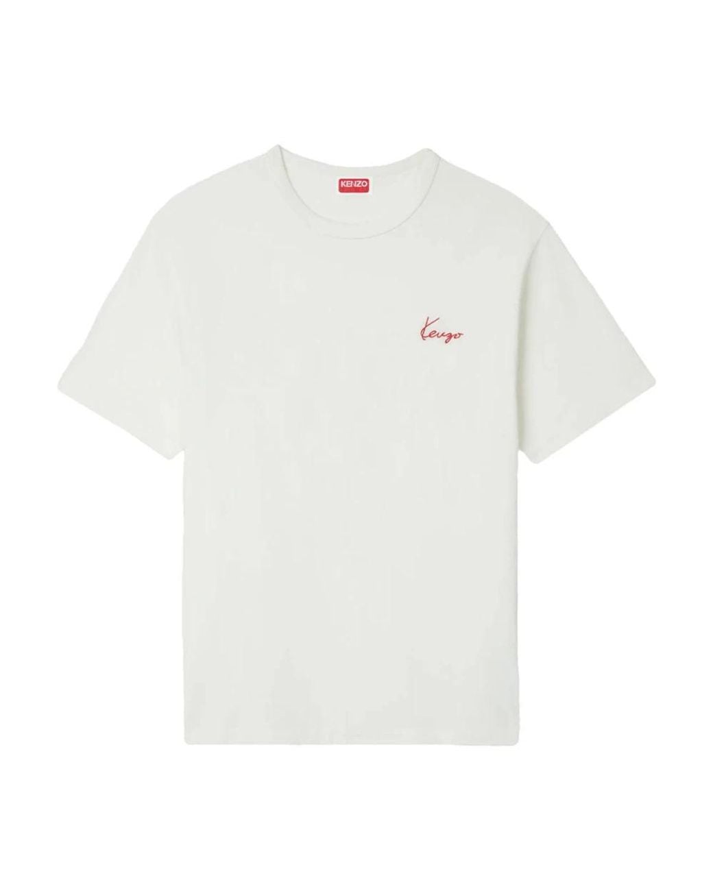 KENZO White T-Shirts for men