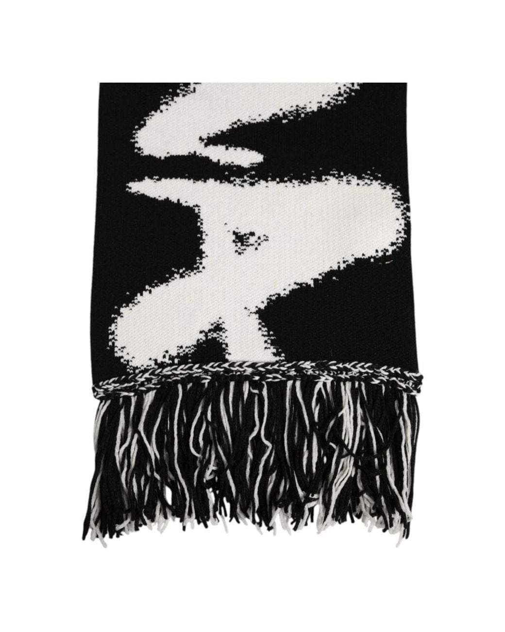 Dolce & Gabbana Black Winter Scarves