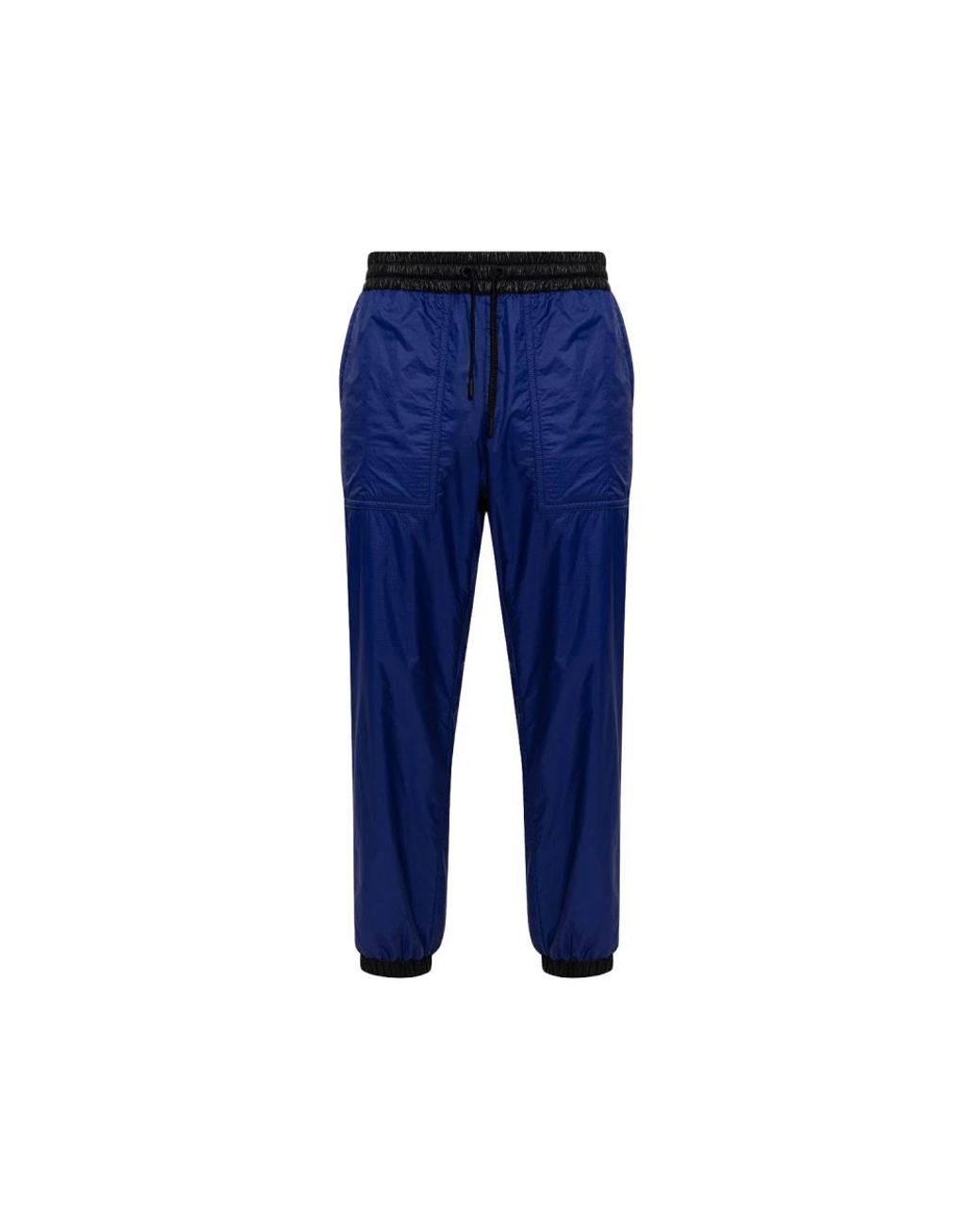 Moncler Blue Wide Trousers for men