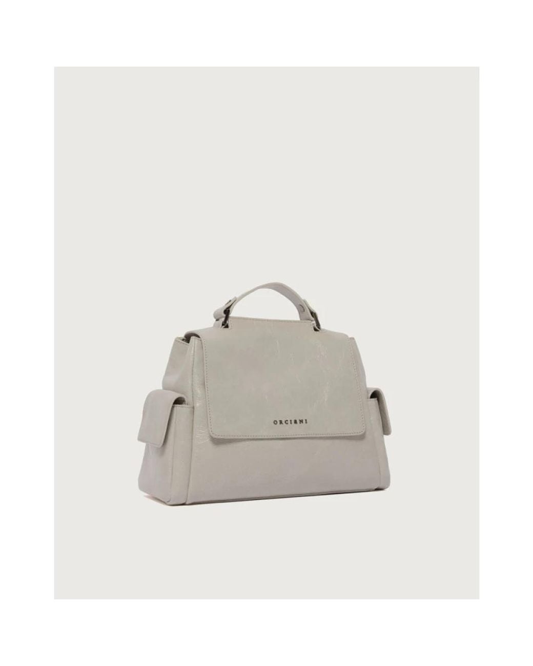 Orciani Gray Handbags