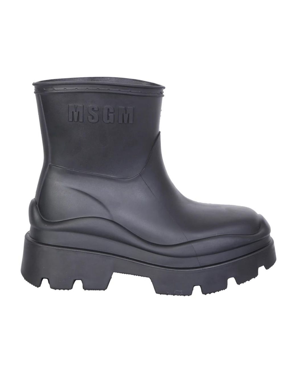 MSGM Gray Wellies