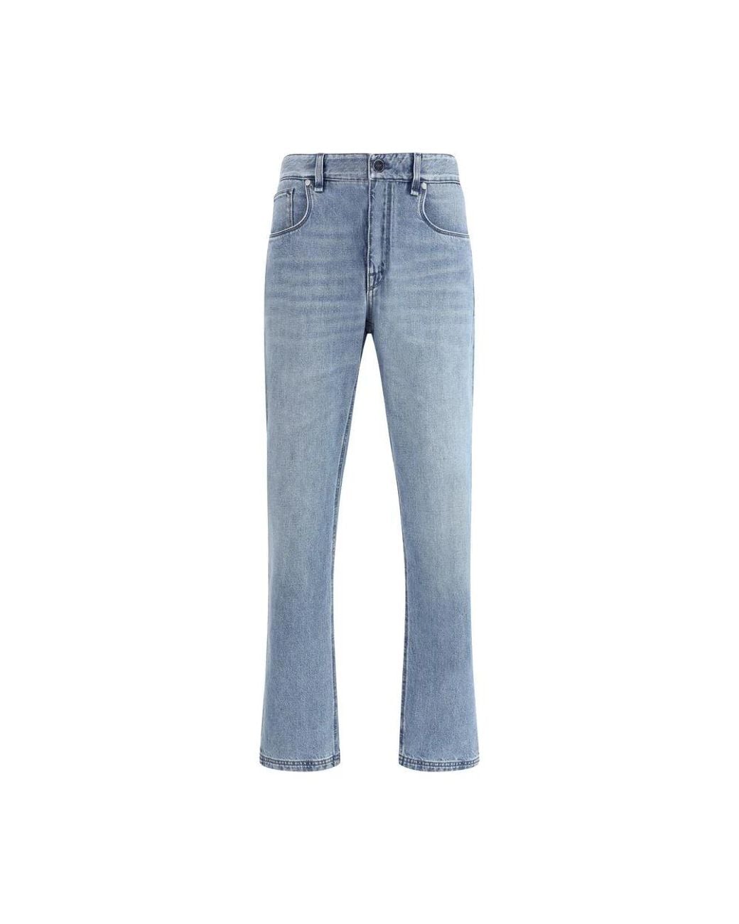 Fendi Blue Straight Jeansh for men