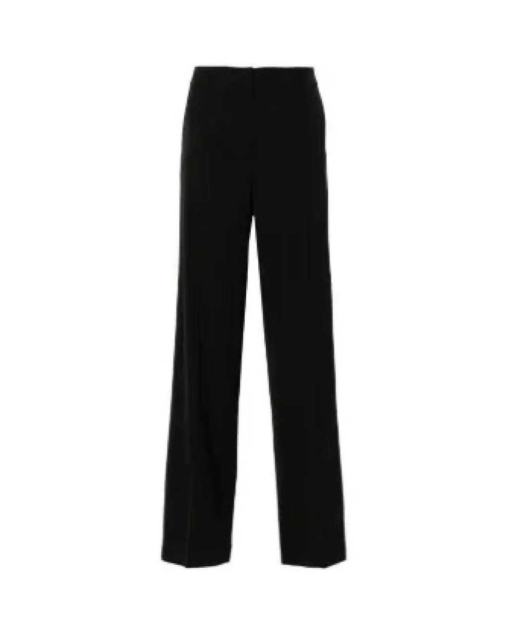 PT Torino Black Straight Trousers