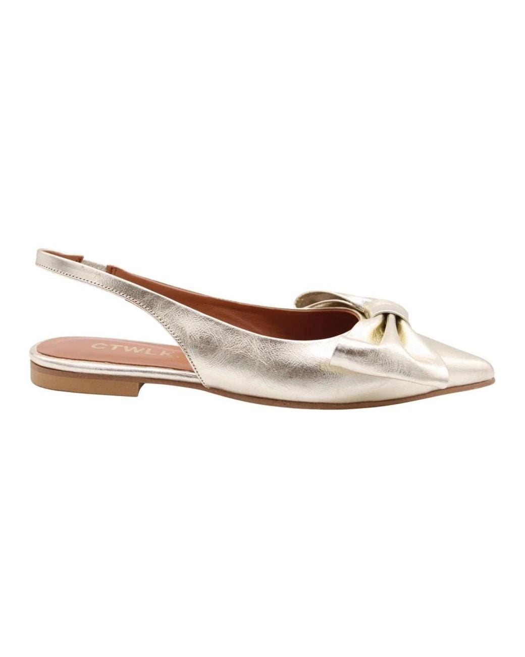 CTWLK White Ballerina Shoes