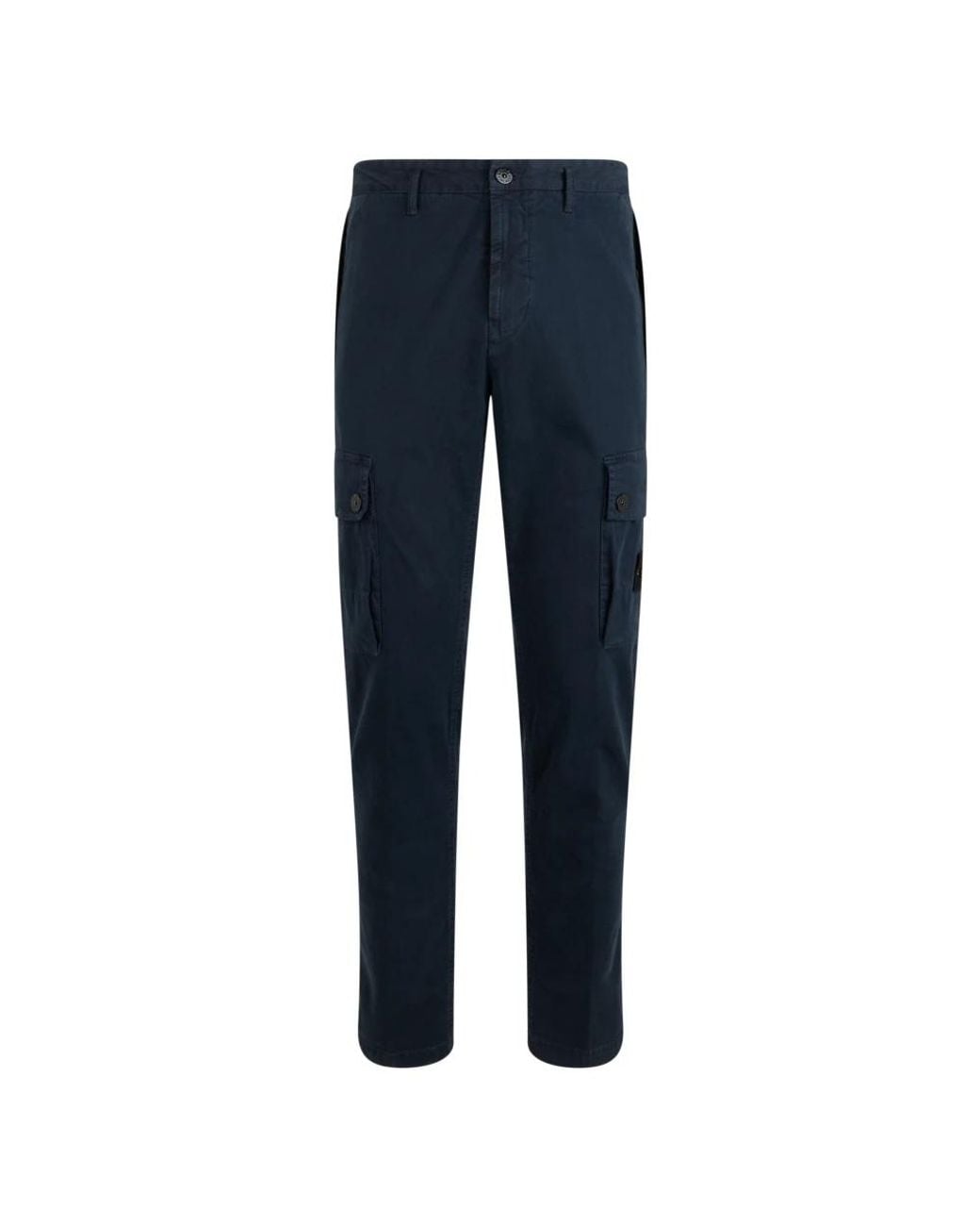 Stone Island Blue Slim-Fit Trousers for men