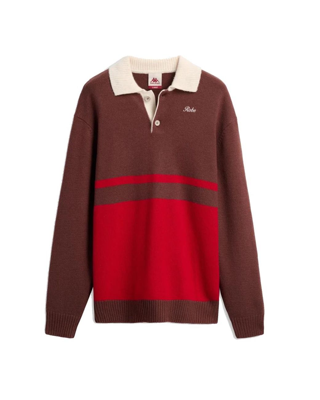 Kappa Red V-Neck Knitwear for men