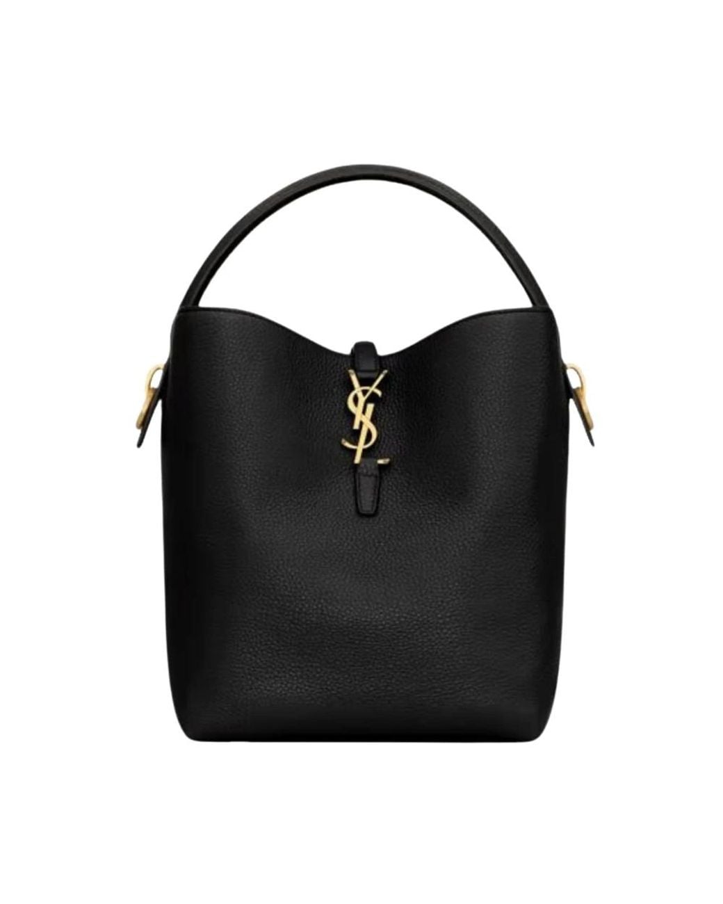 Saint Laurent Black Bucket Bags