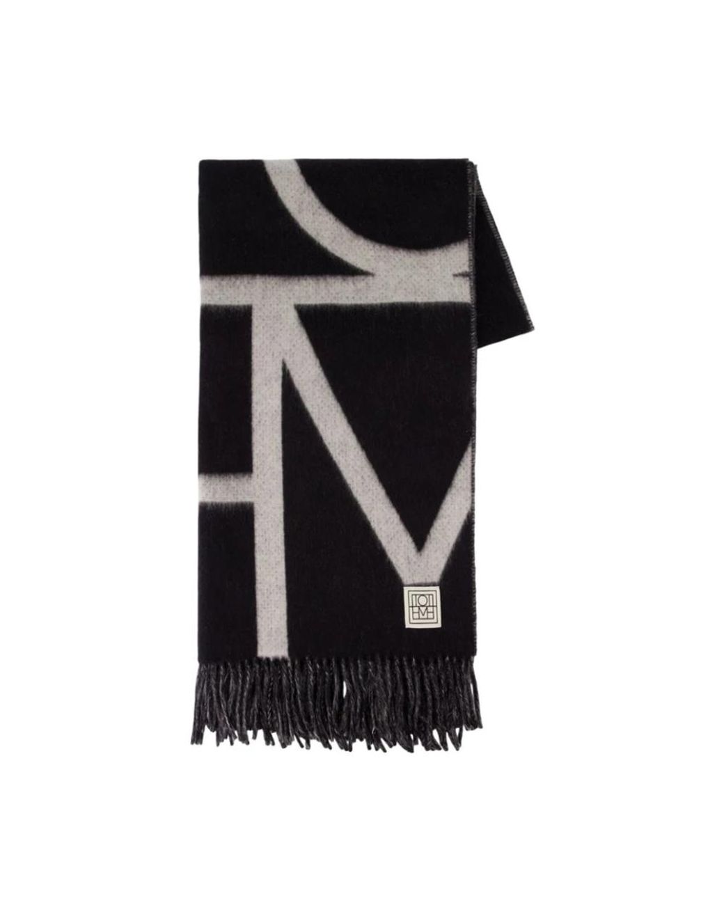 Totême  Black Winter Scarves