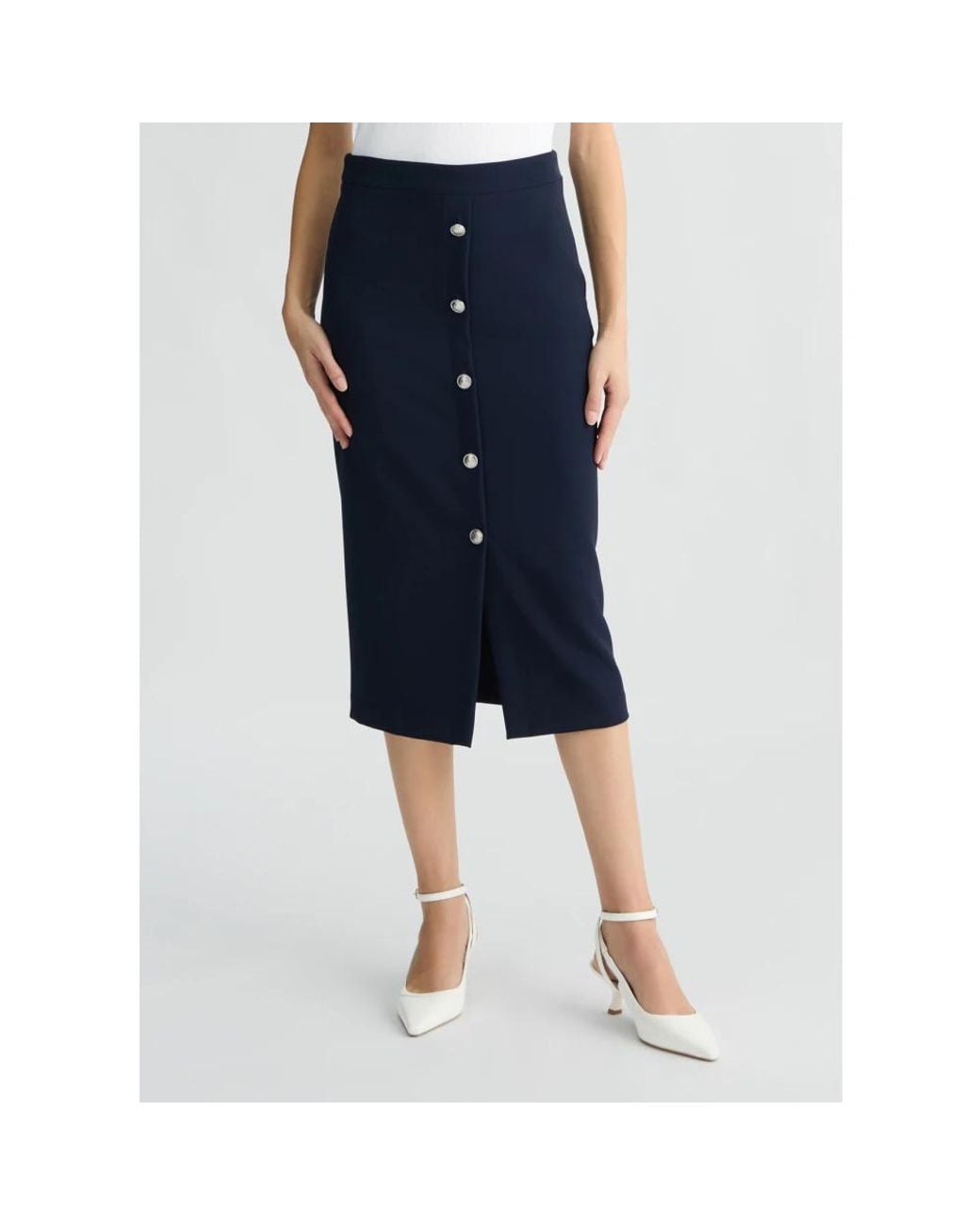 Liu Jo Blue Midi Skirts