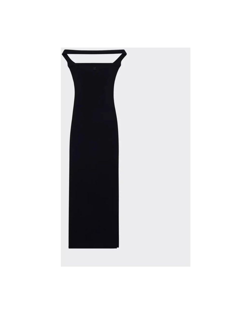 Courreges Black Maxi Dresses
