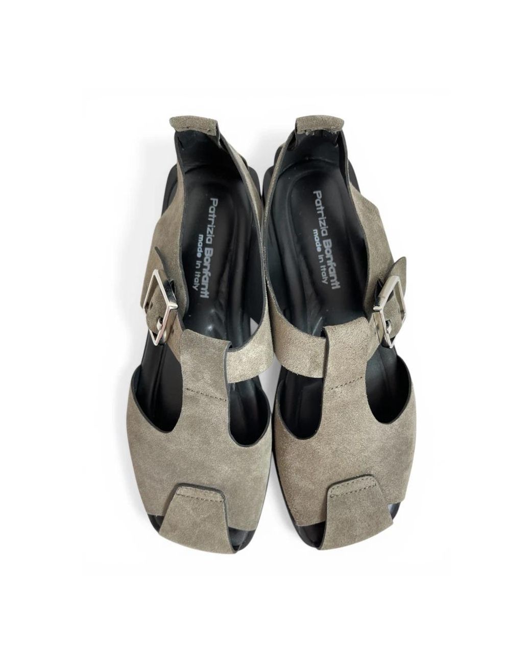 Patrizia Bonfanti Black Flat Sandals