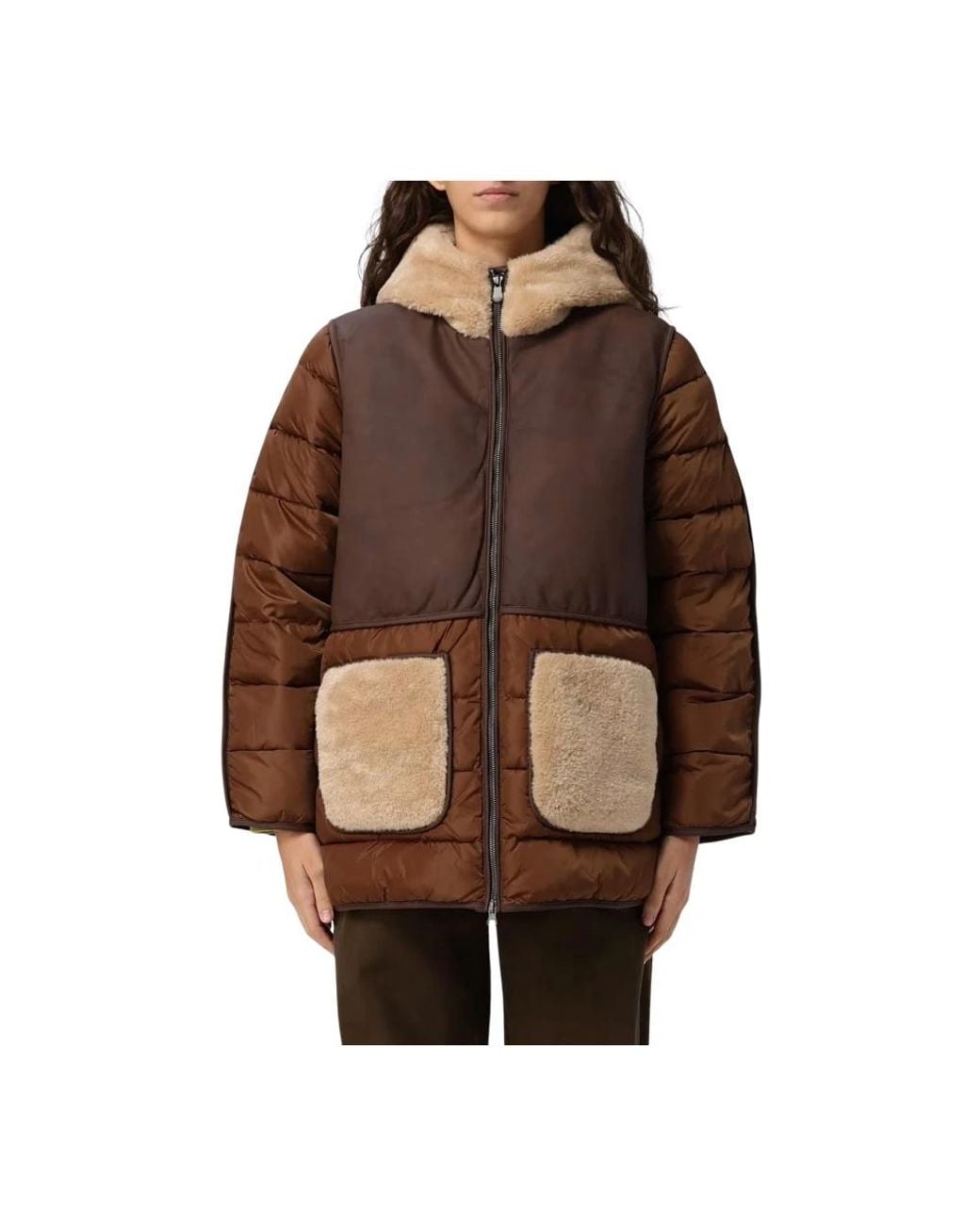 Winter Jackets Save The Duck en coloris Brown