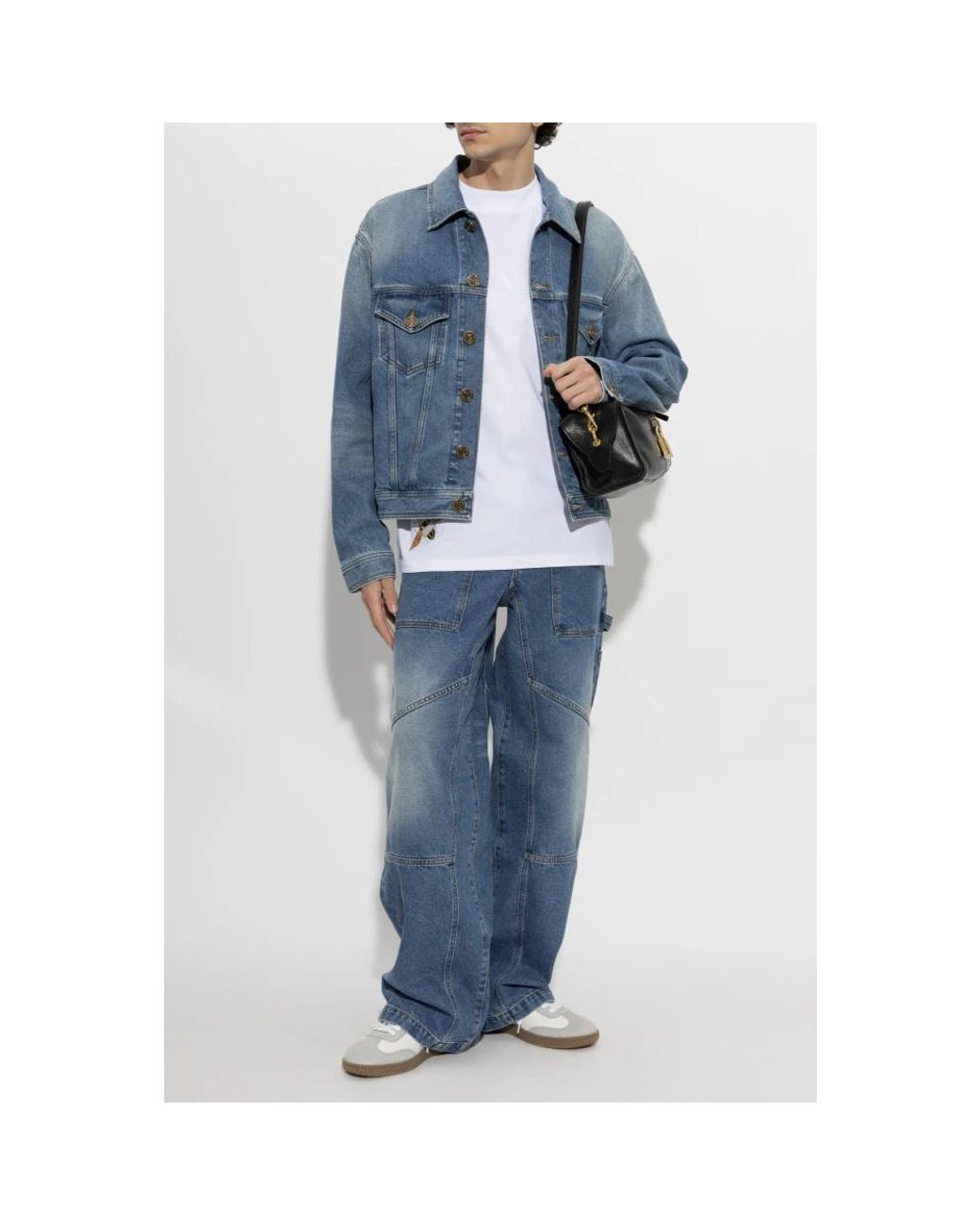 Denim Jackets Balmain pour homme en coloris Blue