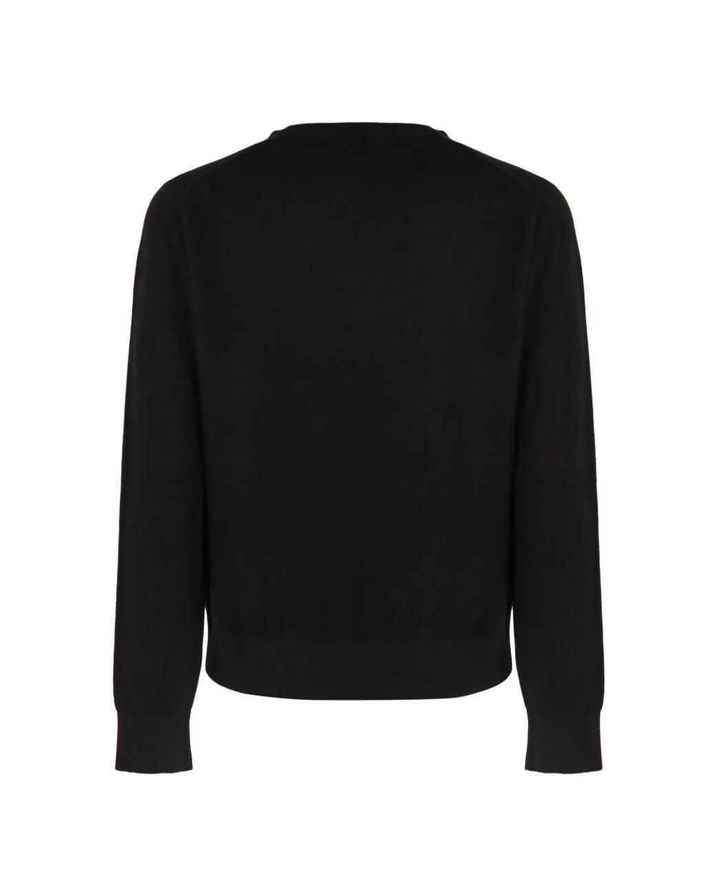 Dolce & Gabbana Black Round-Neck Knitwear for men