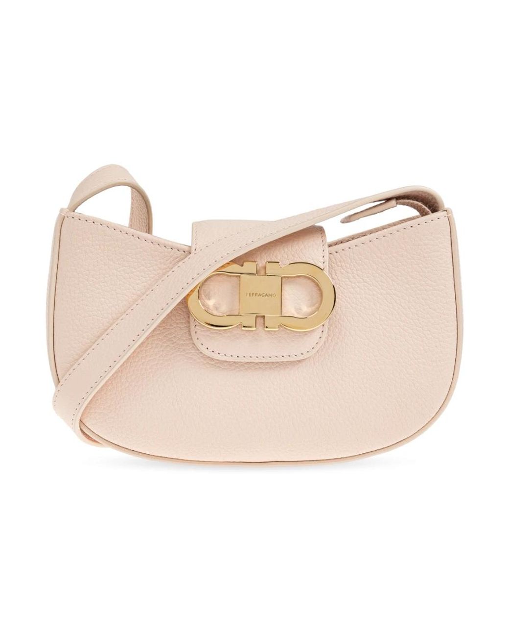 Ferragamo Pink Shoulder Bags