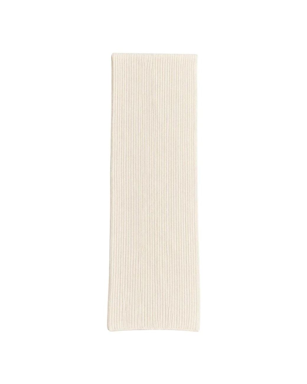 Gcds White Rippstrickschal