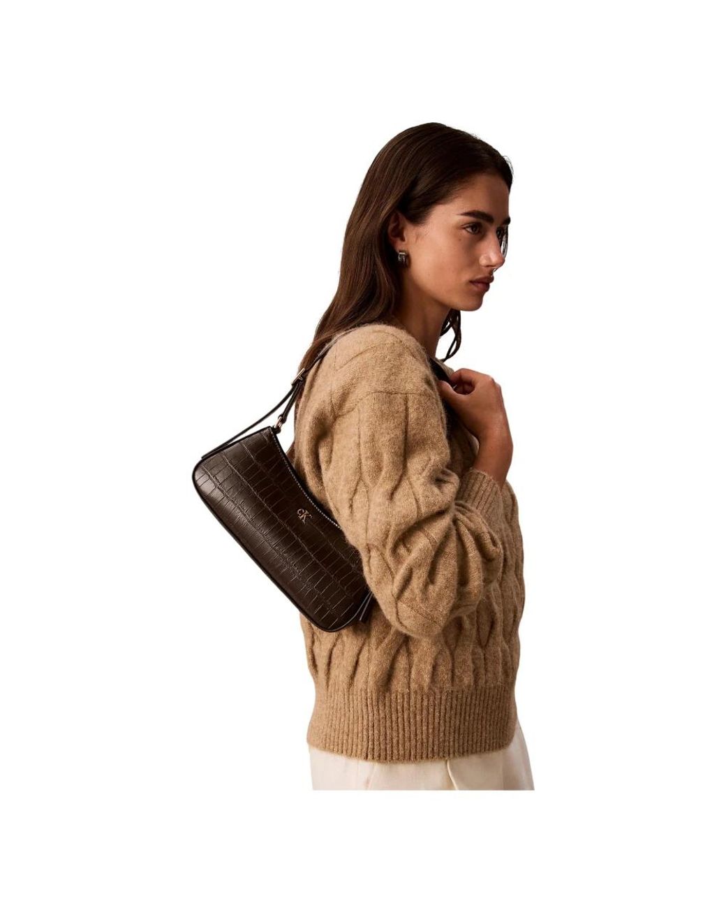 Calvin Klein Brown Shoulder Bags