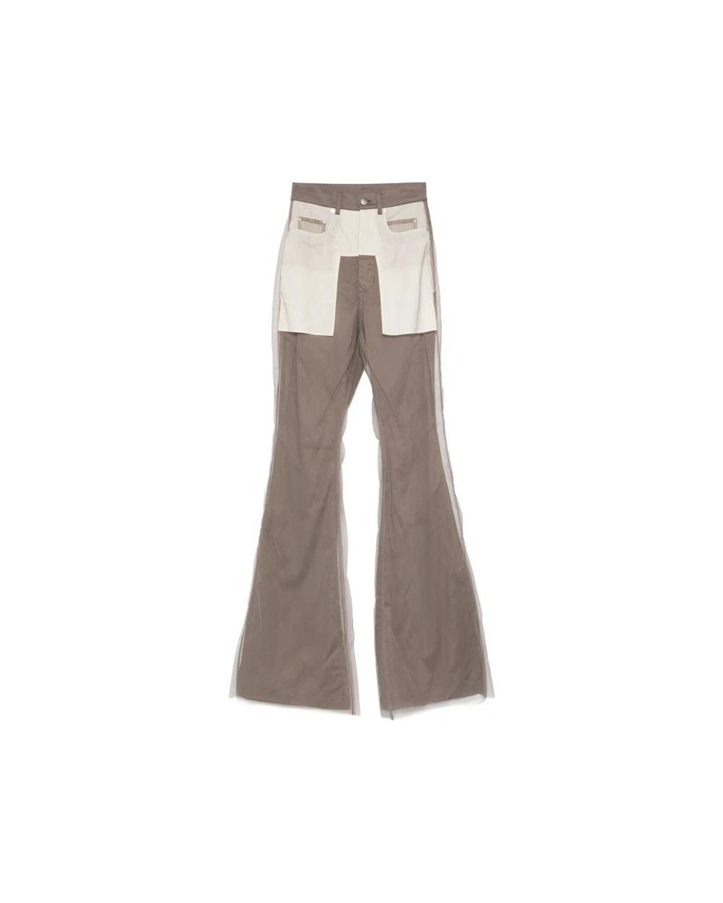 Rick Owens Gray Trousers