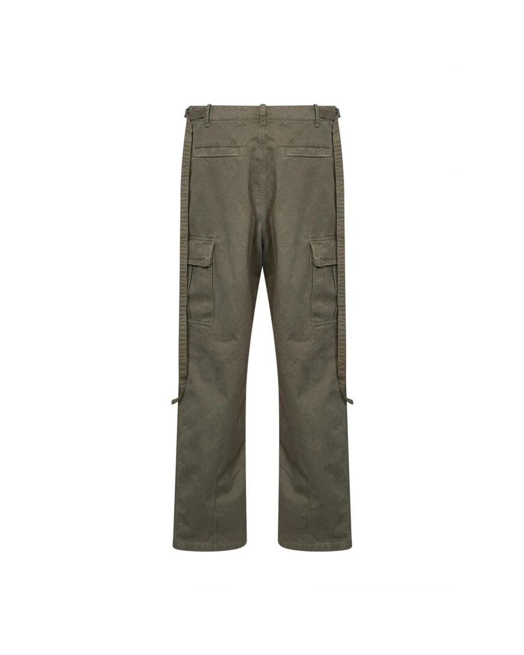 Fendi Green Straight Trousers for men
