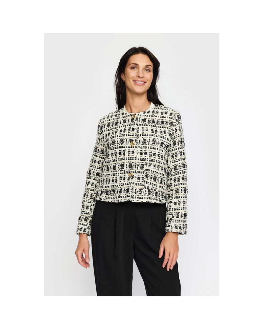 2-Biz Black Tweed Jackets