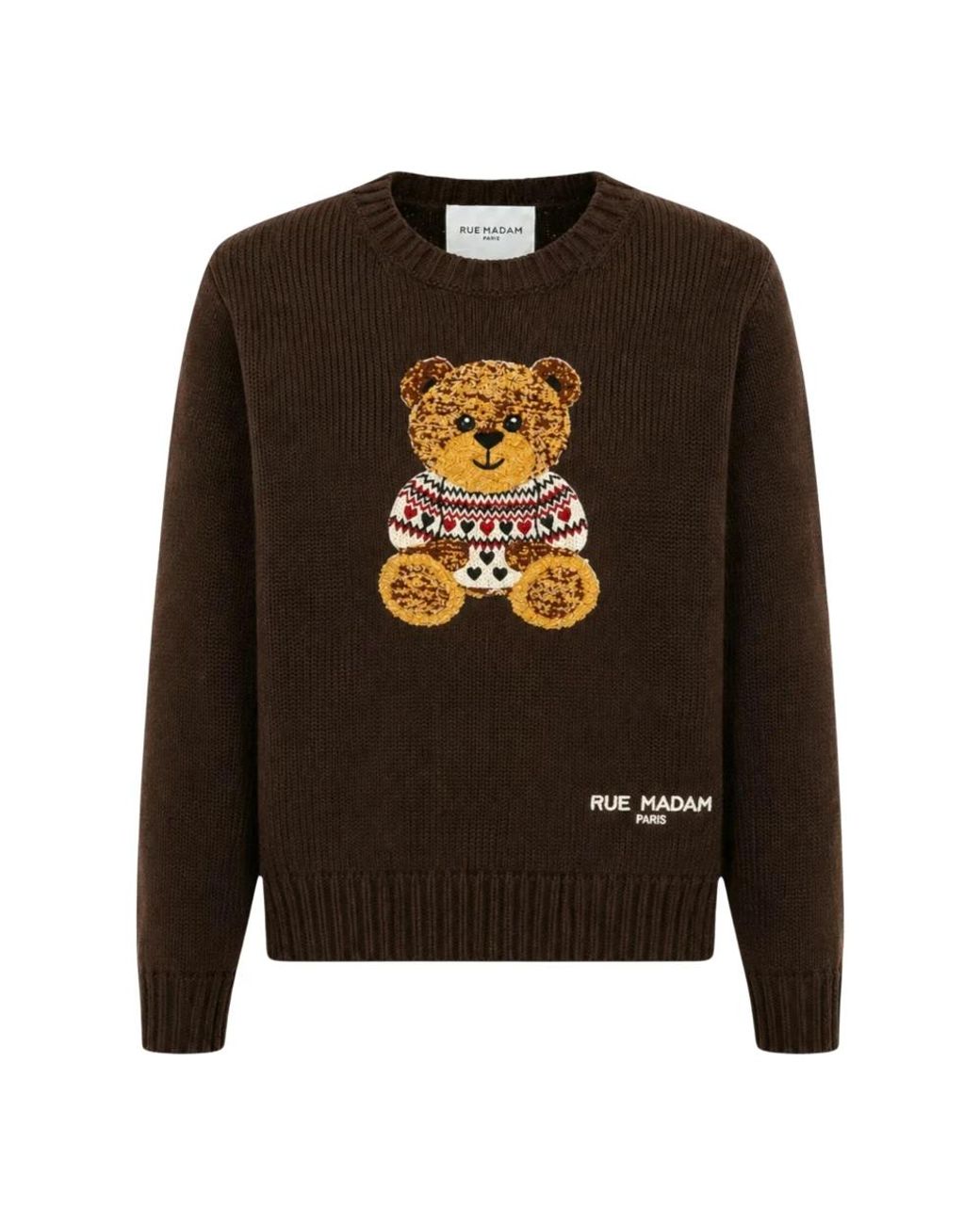Rue Madam Black Strickpullover