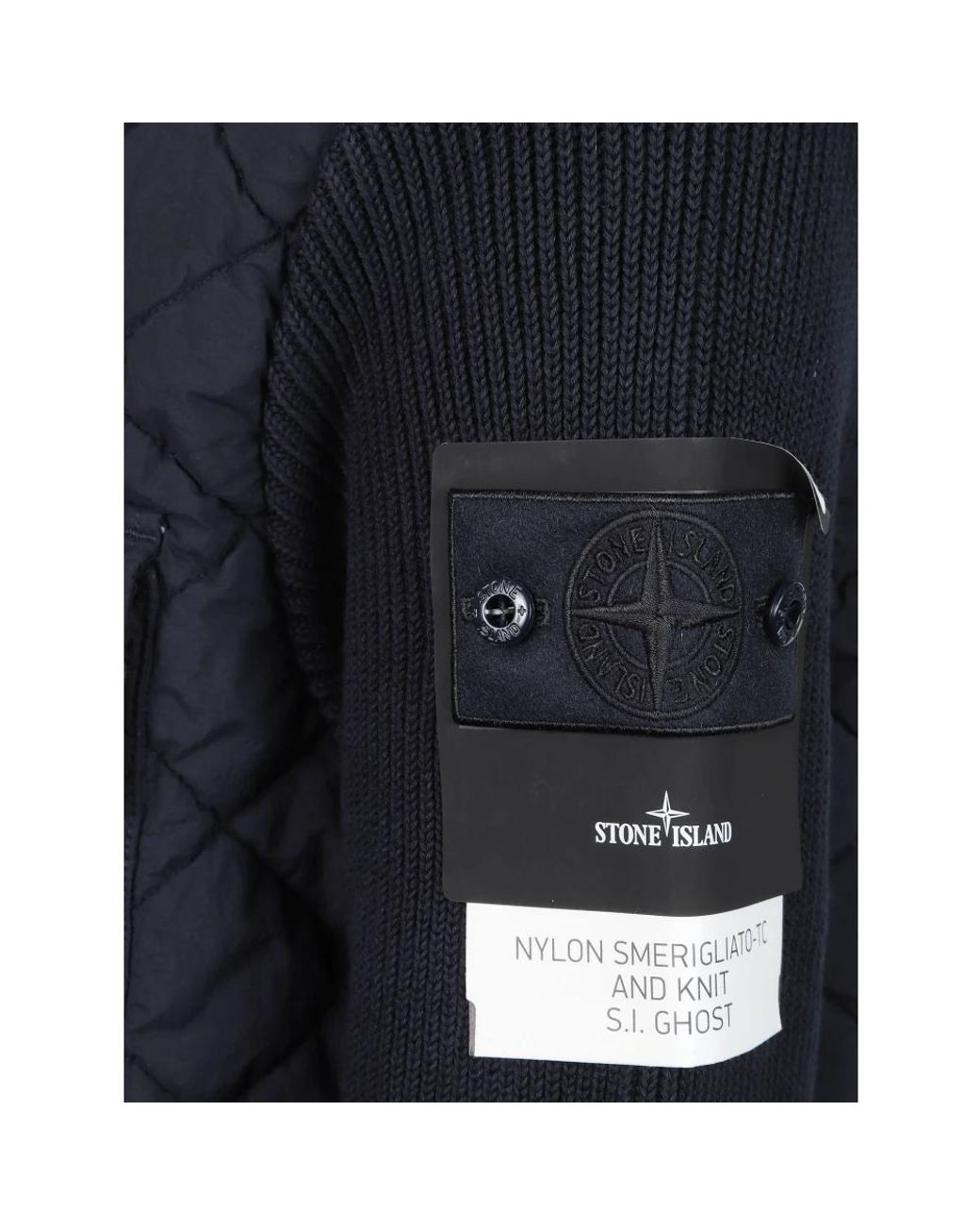 Stone Island Blue Light Jackets for men