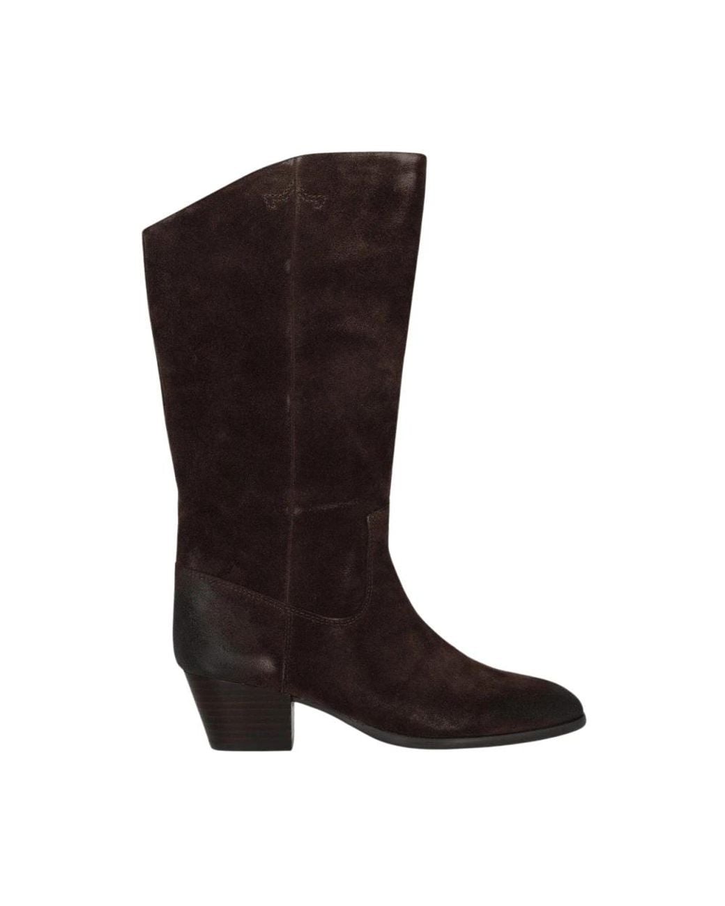 Ash Brown Cowboy & Biker Boots
