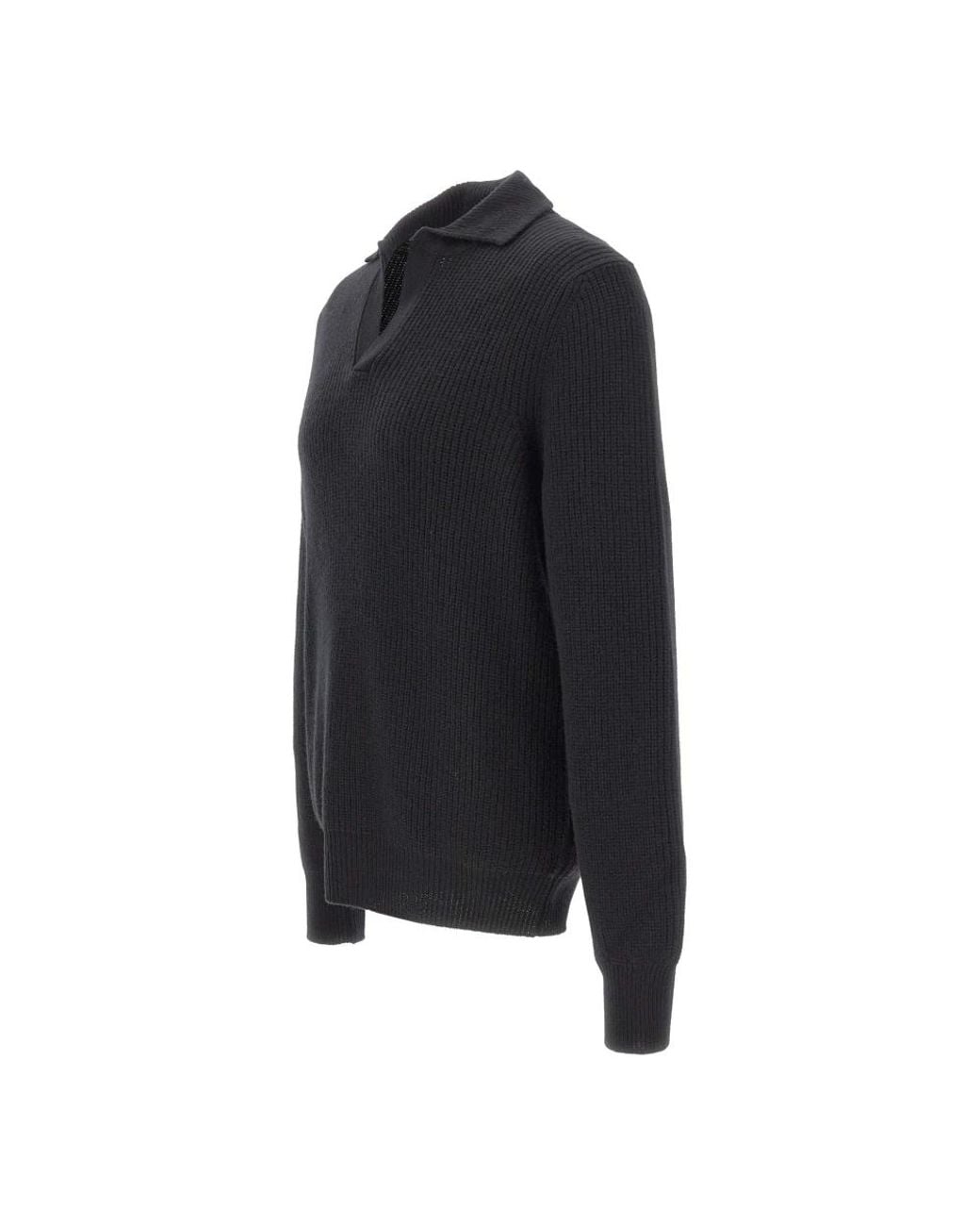 Gran Sasso Blue V-Neck Knitwear for men