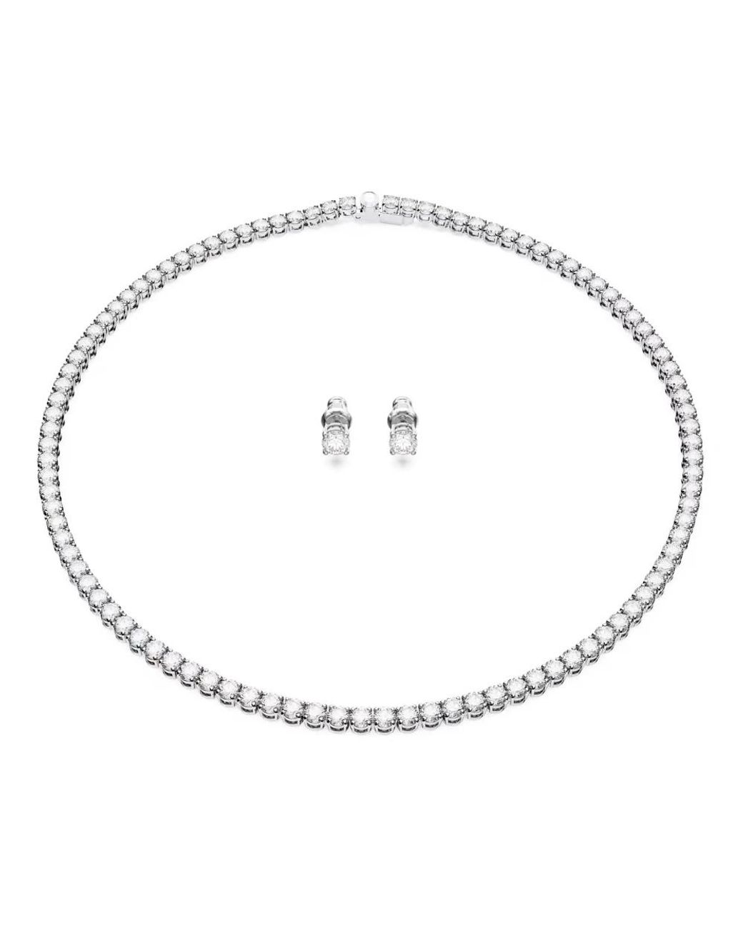 Conjunto de Collar Swarovski de color Metallic