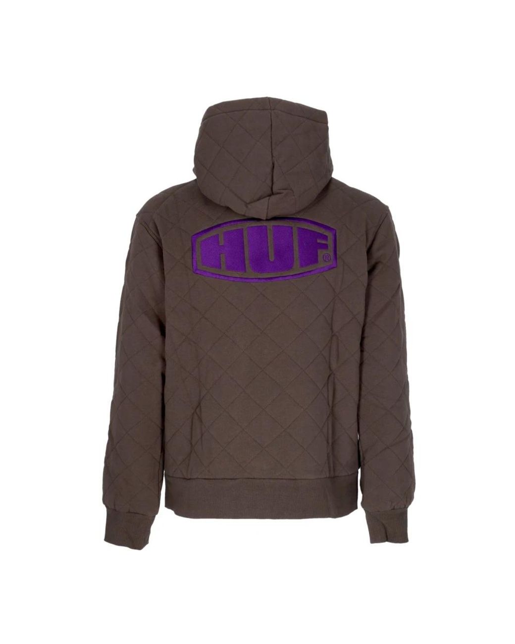 Huf Brown Zip-Throughs for men