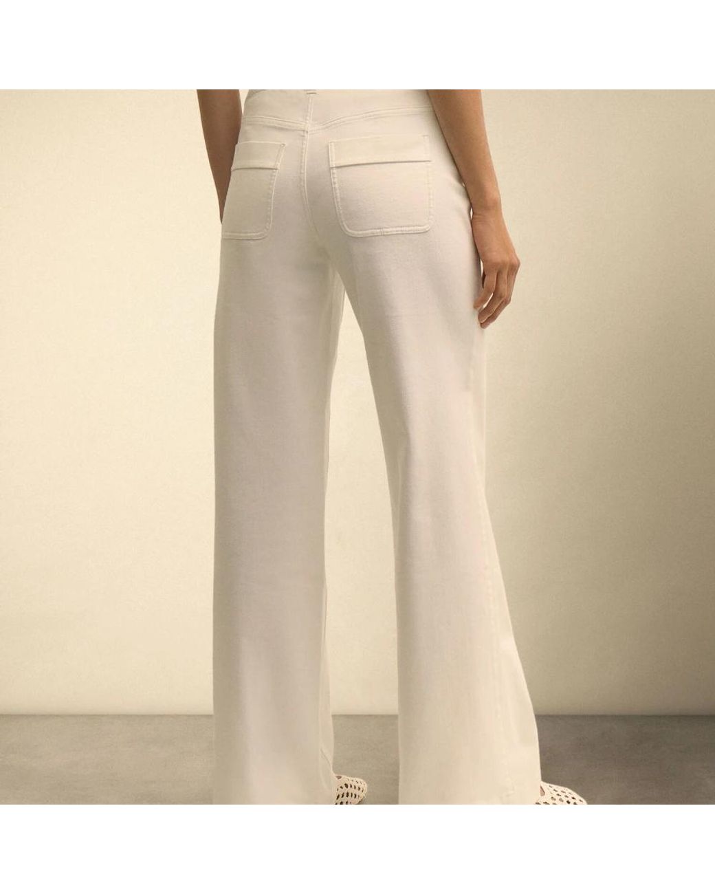 Brooks Brothers Natural Wide Jeans